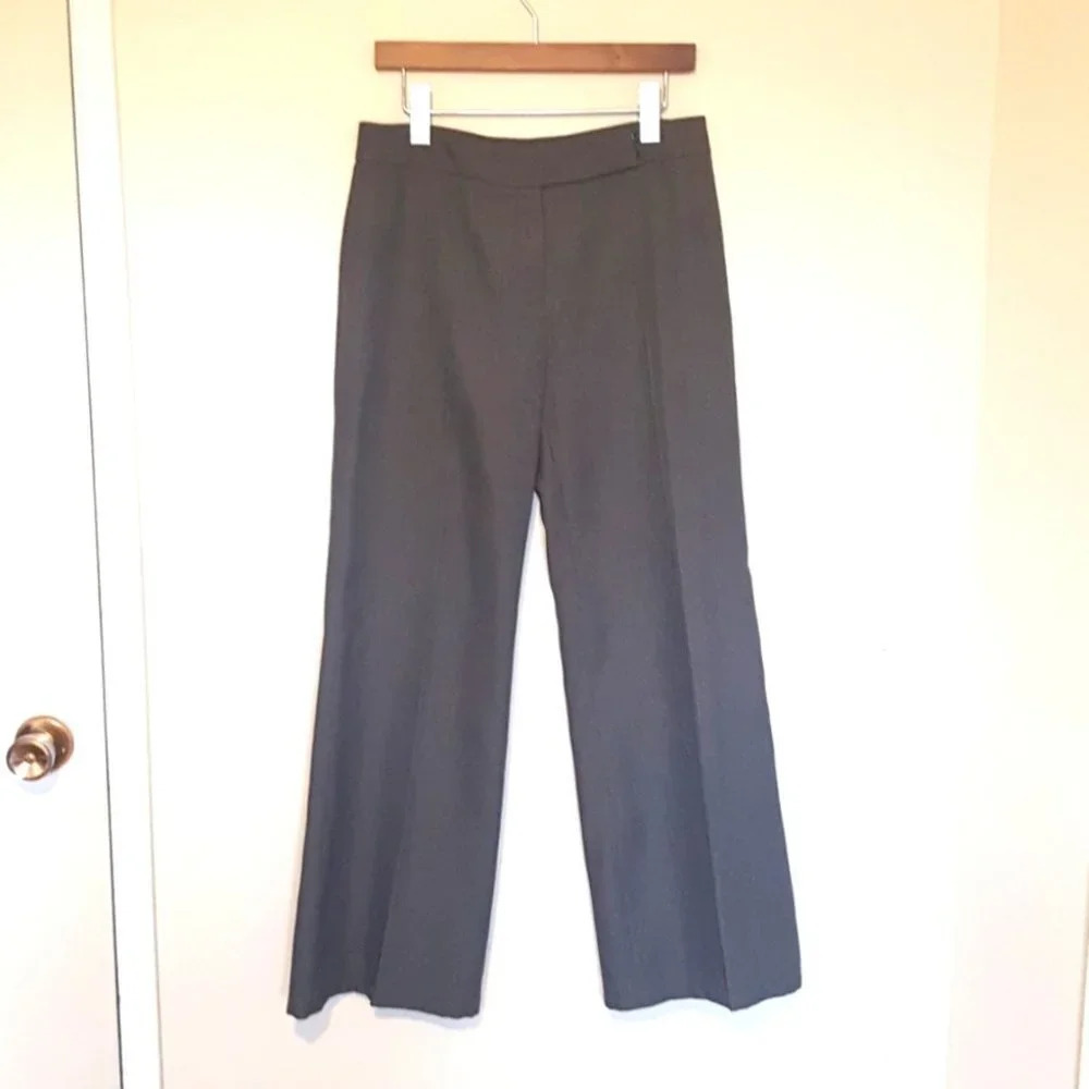 Mango Gray Wide-Leg Pants